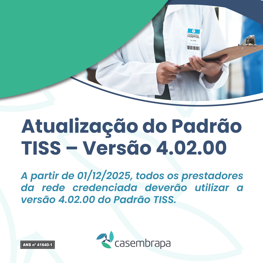 Atualização do Padrão TISS – Versão 4.02.00